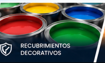 Muestras de pintura decorativa roja, amarilla, azul y verde